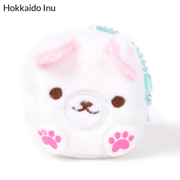 Square Japanese Dogs Plush Coin Pouches 4 Square Japanese Dogs Plush Coin Pouches - Image 2