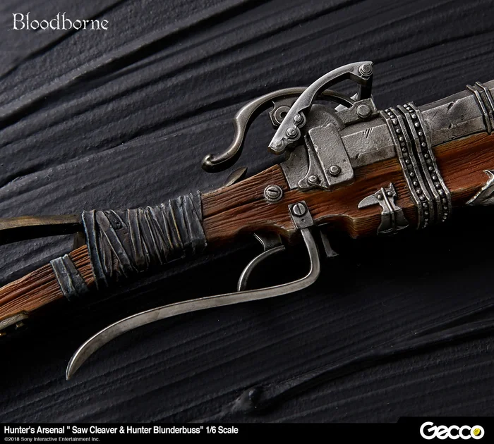 Bloodborne Hunter's Arsenal Saw Cleaver & Hunter Blunderbuss 1/6 Scale Weapon Set 15 Bloodborne Hunter's Arsenal Saw Cleaver & Hunter Blunderbuss 1/6 Scale Weapon Set - Image 13
