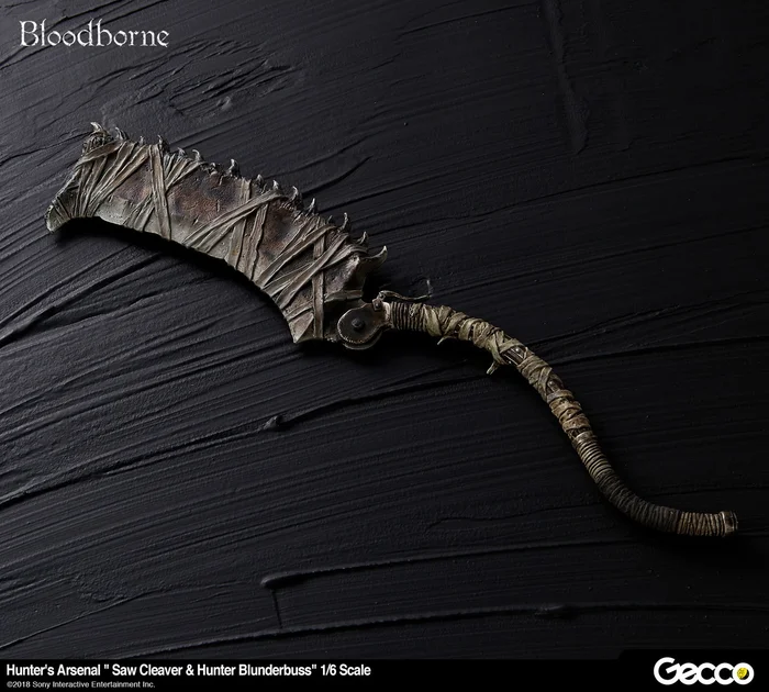 Bloodborne Hunter's Arsenal Saw Cleaver & Hunter Blunderbuss 1/6 Scale Weapon Set 8 Bloodborne Hunter's Arsenal Saw Cleaver & Hunter Blunderbuss 1/6 Scale Weapon Set - Image 6
