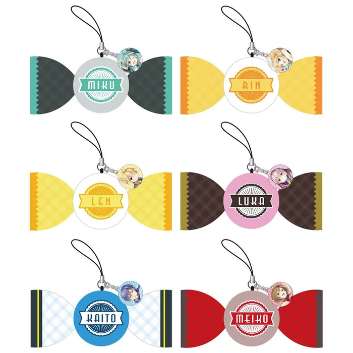 Vocaloid Candy Mascot Strap Collection 3 Vocaloid Candy Mascot Strap Collection