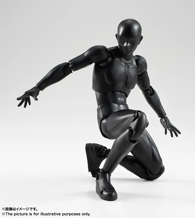 Bandai S.H.Figuarts Body-kun (Solid Black Color Ver.) 3 Bandai S.H.Figuarts Body-kun (Solid Black Color Ver.)