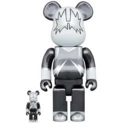 BE@RBRICK KISS Spaceman: Chrome Ver. 100% & 400%