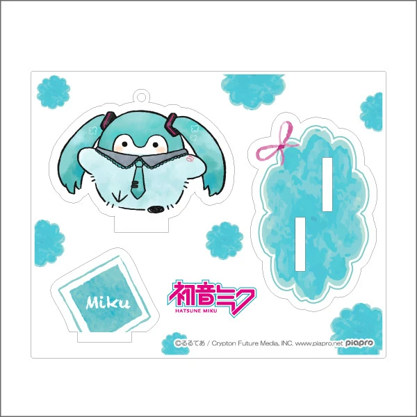Hatsune Miku Creators Party Acrylic Stand Keychain Collection: RURUTEA Ver. 4 Hatsune Miku Creators Party Acrylic Stand Keychain Collection: RURUTEA Ver. - Image 2