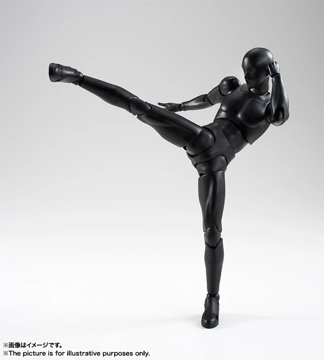 Bandai S.H.Figuarts Body-kun (Solid Black Color Ver.) 6 Bandai S.H.Figuarts Body-kun (Solid Black Color Ver.) - Image 4