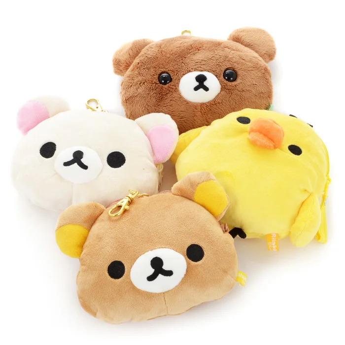 Rilakkuma Korilakkuma To Atarashii Otomodachi Reel Plush Pass Cases 3 Rilakkuma Korilakkuma To Atarashii Otomodachi Reel Plush Pass Cases