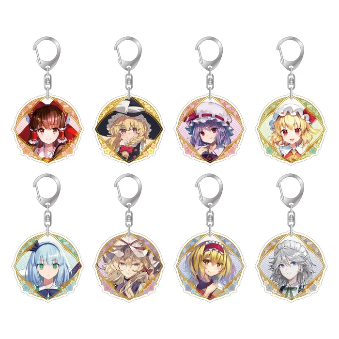 Touhou Spell Bubble Tradable Acrylic Keychain Collection Box Set 3 Touhou Spell Bubble Tradable Acrylic Keychain Collection Box Set