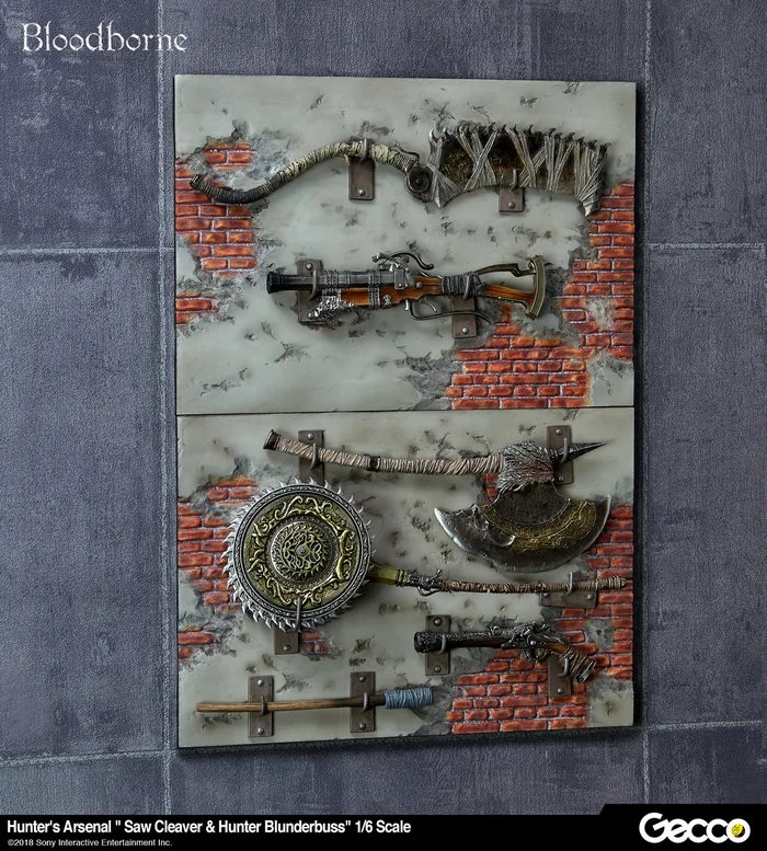 Bloodborne Hunter's Arsenal Saw Cleaver & Hunter Blunderbuss 1/6 Scale Weapon Set 21 Bloodborne Hunter's Arsenal Saw Cleaver & Hunter Blunderbuss 1/6 Scale Weapon Set - Image 19