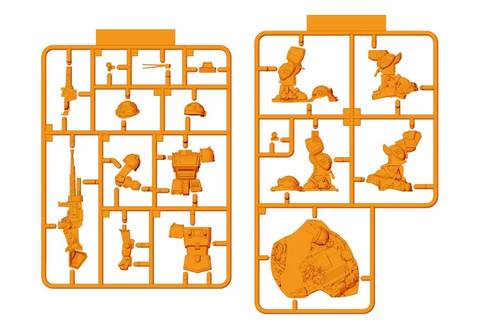 PLAMAX MF-60: Minimum Factory Armored Trooper Votoms Scopedog: Honoo No Sadame/Itsumo Anata Ga 7 PLAMAX MF-60: Minimum Factory Armored Trooper Votoms Scopedog: Honoo No Sadame/Itsumo Anata Ga - Image 5