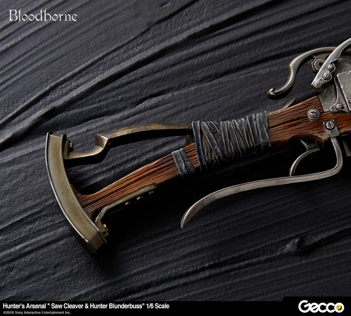 Bloodborne Hunter's Arsenal Saw Cleaver & Hunter Blunderbuss 1/6 Scale Weapon Set 16 Bloodborne Hunter's Arsenal Saw Cleaver & Hunter Blunderbuss 1/6 Scale Weapon Set - Image 14
