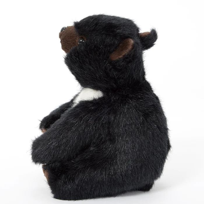 Japanese Animal Plush: Asian Black Bear 4 Japanese Animal Plush: Asian Black Bear - Image 2