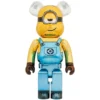 BE＠RBRICK Minions Fever Stuart: Chrome Ver. 1000％