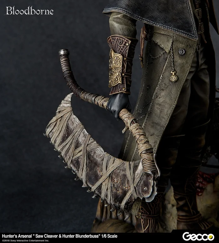 Bloodborne Hunter's Arsenal Saw Cleaver & Hunter Blunderbuss 1/6 Scale Weapon Set 12 Bloodborne Hunter's Arsenal Saw Cleaver & Hunter Blunderbuss 1/6 Scale Weapon Set - Image 10