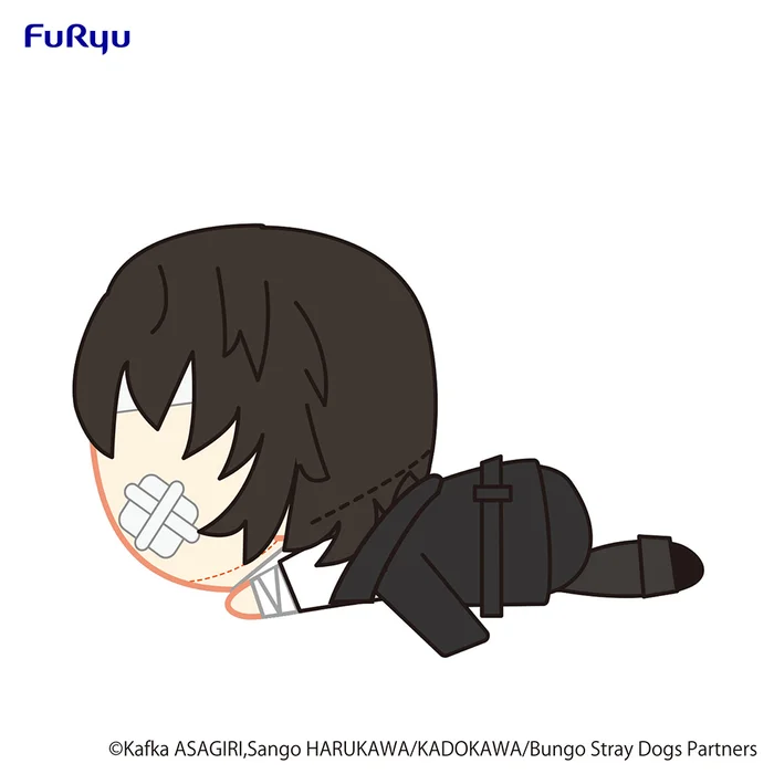 Bungo Stray Dogs Sleep Together Osamu Dazai Big Plush Toy 4 Bungo Stray Dogs Sleep Together Osamu Dazai Big Plush Toy - Image 2