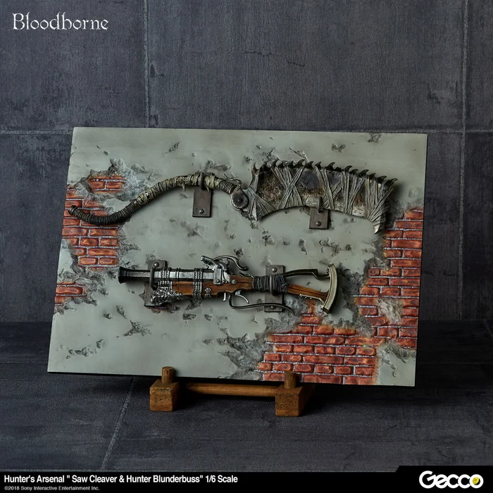 Bloodborne Hunter's Arsenal Saw Cleaver & Hunter Blunderbuss 1/6 Scale Weapon Set 20 Bloodborne Hunter's Arsenal Saw Cleaver & Hunter Blunderbuss 1/6 Scale Weapon Set - Image 18