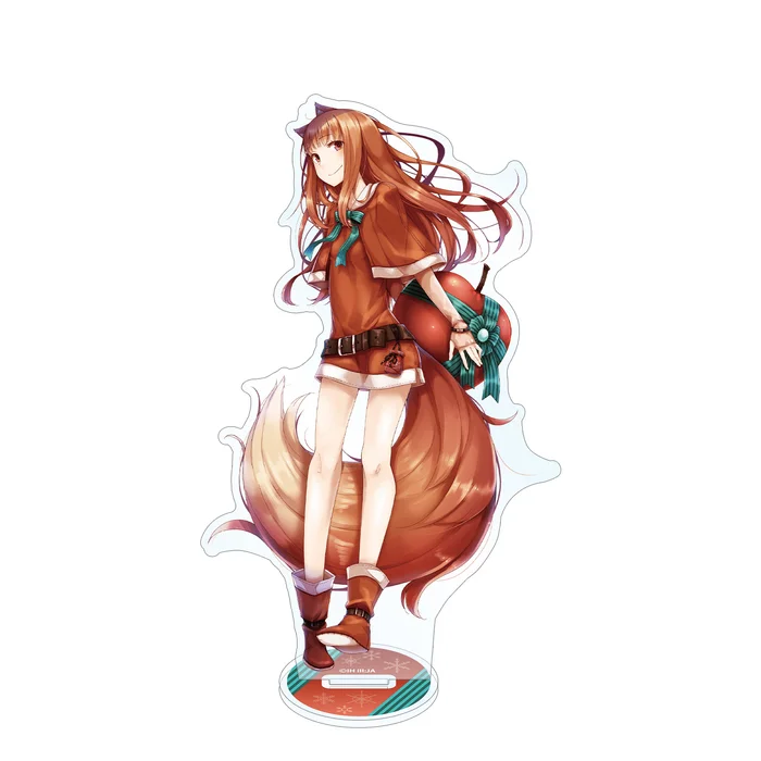 Spice And Wolf Jyuu Ayakura Illustration Holo: Santa Ver. Big Acrylic Stand 4 Spice And Wolf Jyuu Ayakura Illustration Holo: Santa Ver. Big Acrylic Stand - Image 2