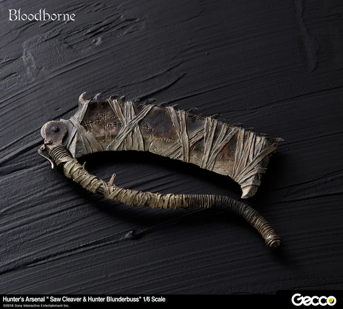 Bloodborne Hunter's Arsenal Saw Cleaver & Hunter Blunderbuss 1/6 Scale Weapon Set 10 Bloodborne Hunter's Arsenal Saw Cleaver & Hunter Blunderbuss 1/6 Scale Weapon Set - Image 8