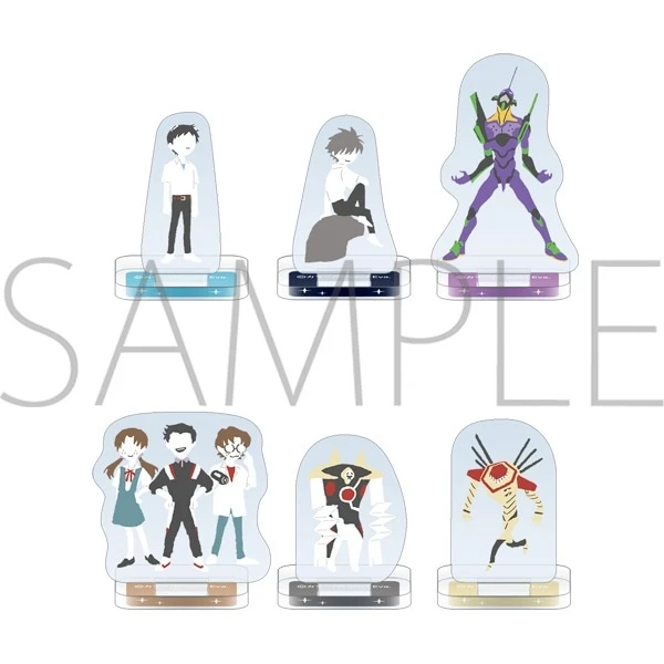 Neon Genesis Evangelion Yuru Pallet Acrylic Stand Set 4 Neon Genesis Evangelion Yuru Pallet Acrylic Stand Set - Image 2