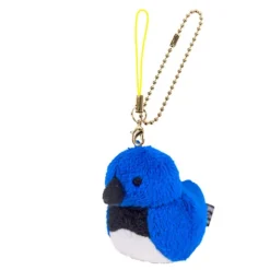 Irotoridori Blue-and-White Flycatcher Keychain Strap