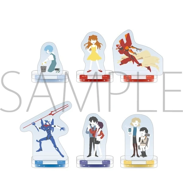 Neon Genesis Evangelion Yuru Pallet Acrylic Stand Set 5 Neon Genesis Evangelion Yuru Pallet Acrylic Stand Set - Image 3
