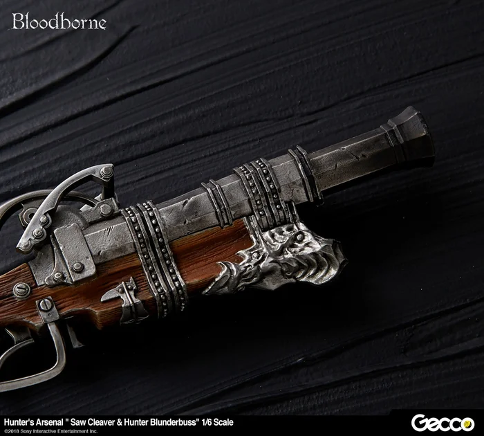 Bloodborne Hunter's Arsenal Saw Cleaver & Hunter Blunderbuss 1/6 Scale Weapon Set 14 Bloodborne Hunter's Arsenal Saw Cleaver & Hunter Blunderbuss 1/6 Scale Weapon Set - Image 12