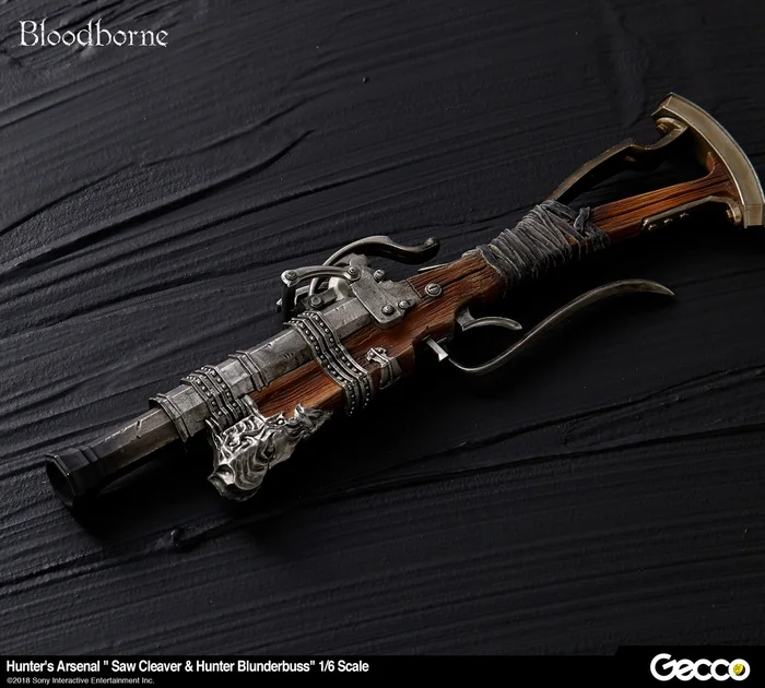 Bloodborne Hunter's Arsenal Saw Cleaver & Hunter Blunderbuss 1/6 Scale Weapon Set 17 Bloodborne Hunter's Arsenal Saw Cleaver & Hunter Blunderbuss 1/6 Scale Weapon Set - Image 15