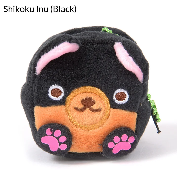 Square Japanese Dogs Plush Coin Pouches 11 Square Japanese Dogs Plush Coin Pouches - Image 9
