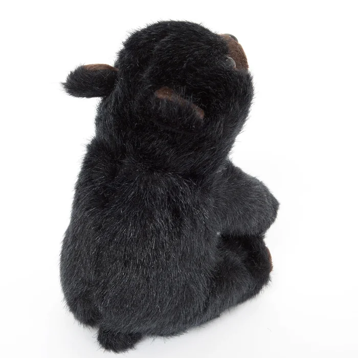 Japanese Animal Plush: Asian Black Bear 5 Japanese Animal Plush: Asian Black Bear - Image 3