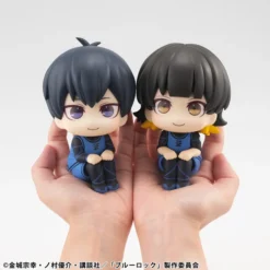 MegaHouse Look Up Series Blue Lock Yoichi Isagi & Meguru Bachira W/ Bonus Cushions & Photo Cards