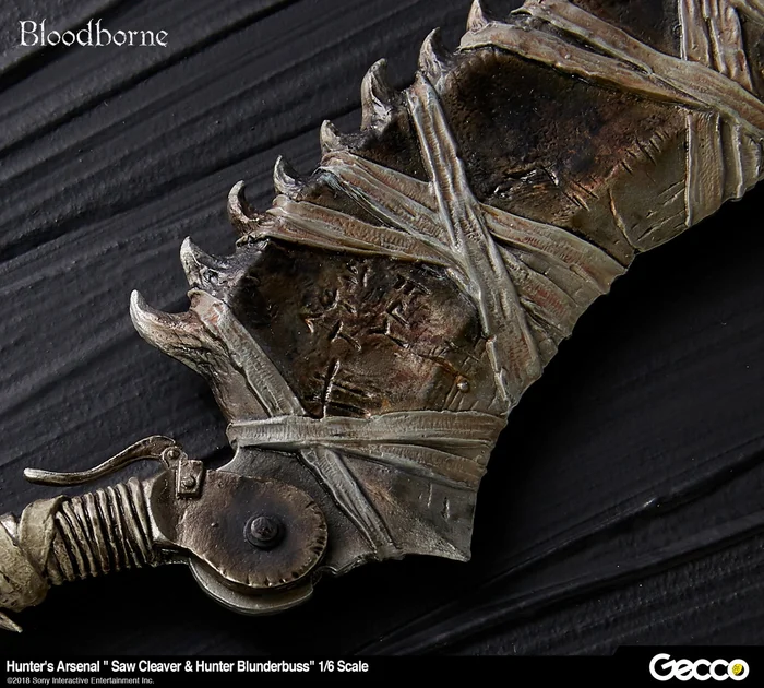 Bloodborne Hunter's Arsenal Saw Cleaver & Hunter Blunderbuss 1/6 Scale Weapon Set 7 Bloodborne Hunter's Arsenal Saw Cleaver & Hunter Blunderbuss 1/6 Scale Weapon Set - Image 5